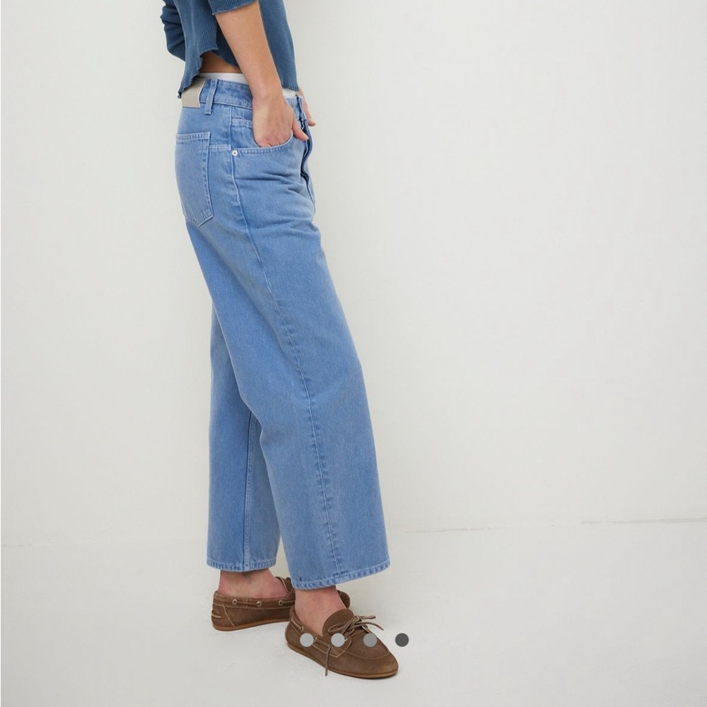 WE THE FREE DEEP TRANCE DROPPED BOYFRIEND JEANS OCEAN - Picture 4 of 4
